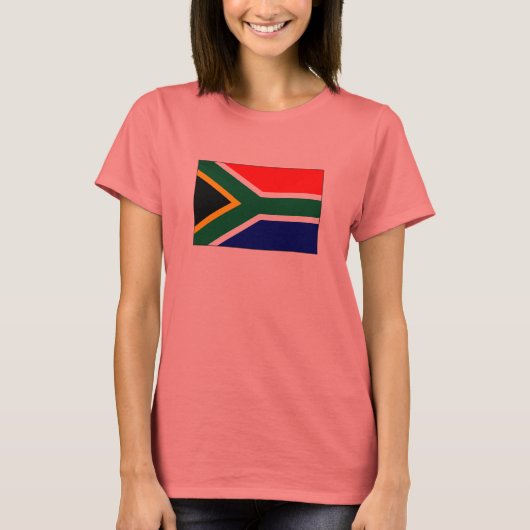 南アフリカ国旗のTシャツとギフト Tシャツ (正面)