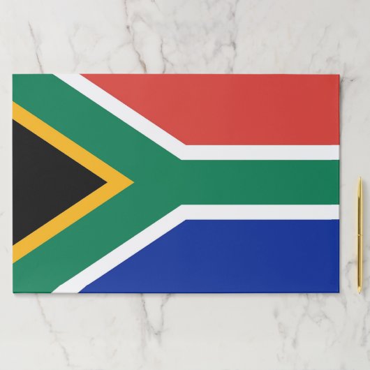 南アフリカ国旗を掲げたティアウェイ紙パッド ペーパーパッド (インサイチュ)