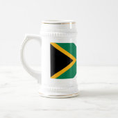 南アフリカ国旗を掲げたマグカップ ビールジョッキ (左)