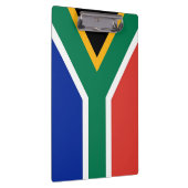 南アフリカ国旗を掲げた愛国的なクリップボード クリップボード (右)