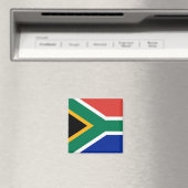 南アフリカ国旗を掲げた磁石 マグネット (インサイチュ (食洗機))