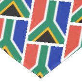 南アフリカ国旗スタイリッシュの幾何学模様 テーブルクロス (アングル)