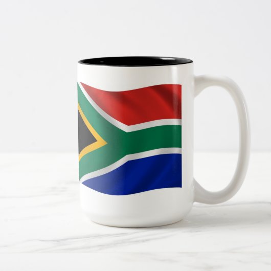 南アフリカ国旗マグ ツートーンマグカップ (右)