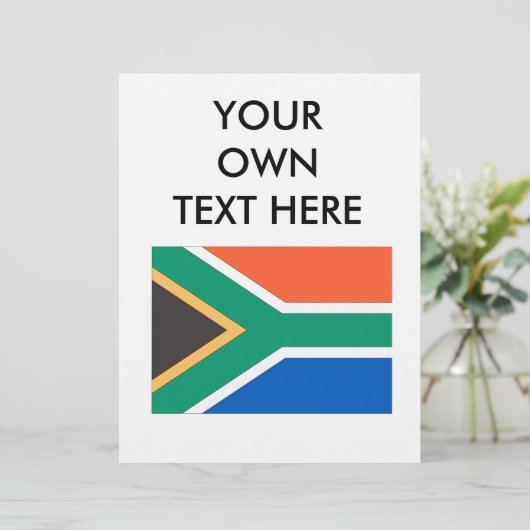 南アフリカ国旗 (スタンド正面)