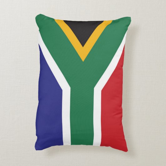 南アフリカ国旗 アクセントクッション (裏面(縦))