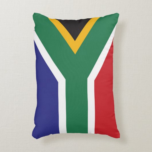 南アフリカ国旗 アクセントクッション (正面(垂直))