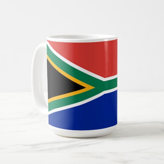 南アフリカ国旗 コーヒーマグカップ (正面左)