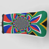 南アフリカ国旗 ゴルフヘッドカバー (正面)