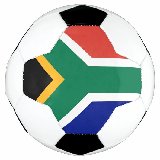 南アフリカ国旗 サッカーボール (正面)