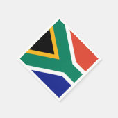 南アフリカ国旗 スタンダードカクテルナプキン (角)