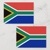 南アフリカ国旗 ノートカード (正面/裏面)