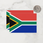 南アフリカ国旗 ノートカード (正面/裏面インサイチュ)