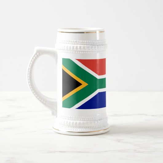 南アフリカ国旗 ビールジョッキ (左)