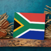 南アフリカ国旗 フォトプラーク (側面)