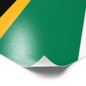 南アフリカ国旗 フォトプリント            (角)