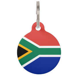 南アフリカ国旗 ペット　ネームタグ