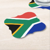 南アフリカ国旗 ペーパーコースター (アングル)