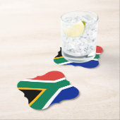 南アフリカ国旗 ペーパーコースター (インサイチュ)