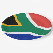 南アフリカ国旗 ペーパープレート (アングル)
