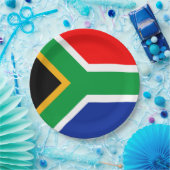 南アフリカ国旗 ペーパープレート (パーティー)