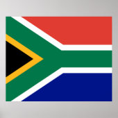 南アフリカ国旗 ポスター (正面)