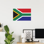 南アフリカ国旗 ポスター (ホームオフィス)