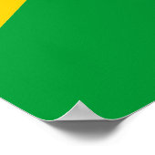 南アフリカ国旗 ポスター (角)