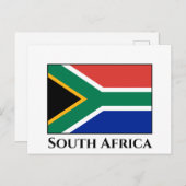 南アフリカ国旗 ポストカード (正面/裏面)