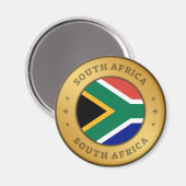 南アフリカ国旗 マグネット (正面/裏面)