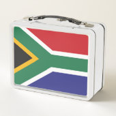 南アフリカ国旗 メタルランチボックス (裏面)