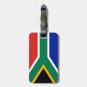 南アフリカ国旗 ラゲッジタグ (裏面縦)