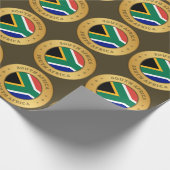 南アフリカ国旗 ラッピングペーパー (角)