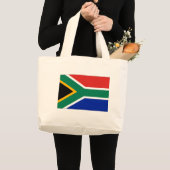 南アフリカ国旗 ラージトートバッグ (正面(商品))
