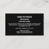 南アフリカ国旗、南アフリカ国旗 名刺 (裏面)