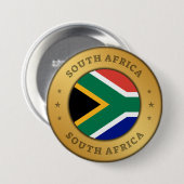 南アフリカ国旗 缶バッジ (正面&裏面)