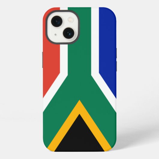 南アフリカ国旗 iPhoneケース (裏面)