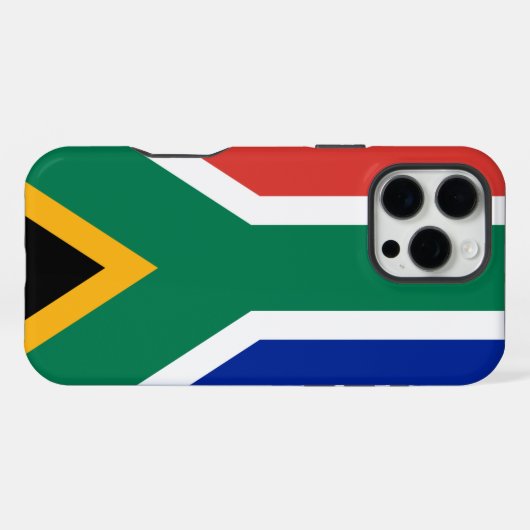 南アフリカ国旗 iPhoneケース (裏面横)
