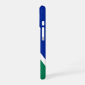 南アフリカ国旗 iPhone 16ケース (左側面)