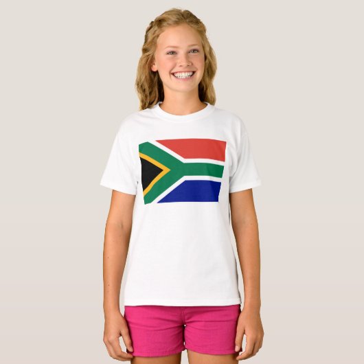 南アフリカ国旗 Tシャツ (正面フル)
