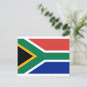南アフリカ国旗 – Vlag van Suid-Afrika ポストカード (スタンド正面)