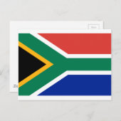 南アフリカ国旗 – Vlag van Suid-Afrika ポストカード (正面/裏面)