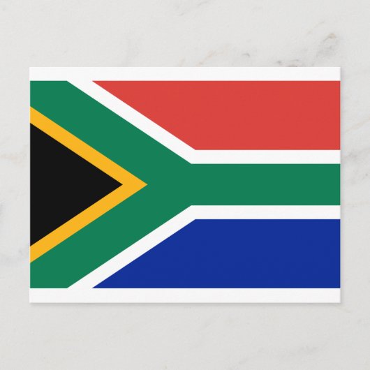 南アフリカ国旗 – Vlag van Suid-Afrika ポストカード (正面)