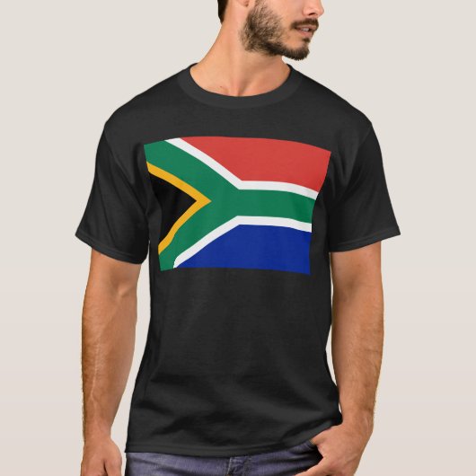 南アフリカ国旗 – Vlag van Suid-Afrika Tシャツ (正面)