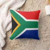 南アフリカ国旗x旗まくら クッション (ブランケット)