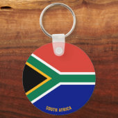 南アフリカ国魅力的旗 キーホルダー (正面)