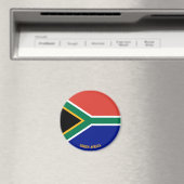 南アフリカ国魅力的旗 マグネット (インサイチュ (食洗機))