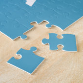 南アフリカ地図イラストレーション旅行ポスター。 ジグソーパズル (側面)