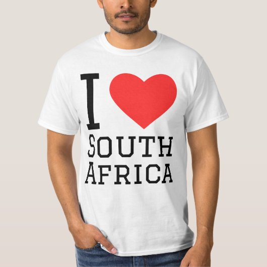 南アフリカ大好き Tシャツ (正面)