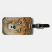 南アフリカ威厳のあるライオン ラゲッジタグ (正面横)