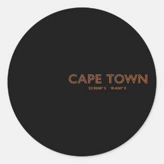 南アフリカ市座標ケープタウン ラウンドシール